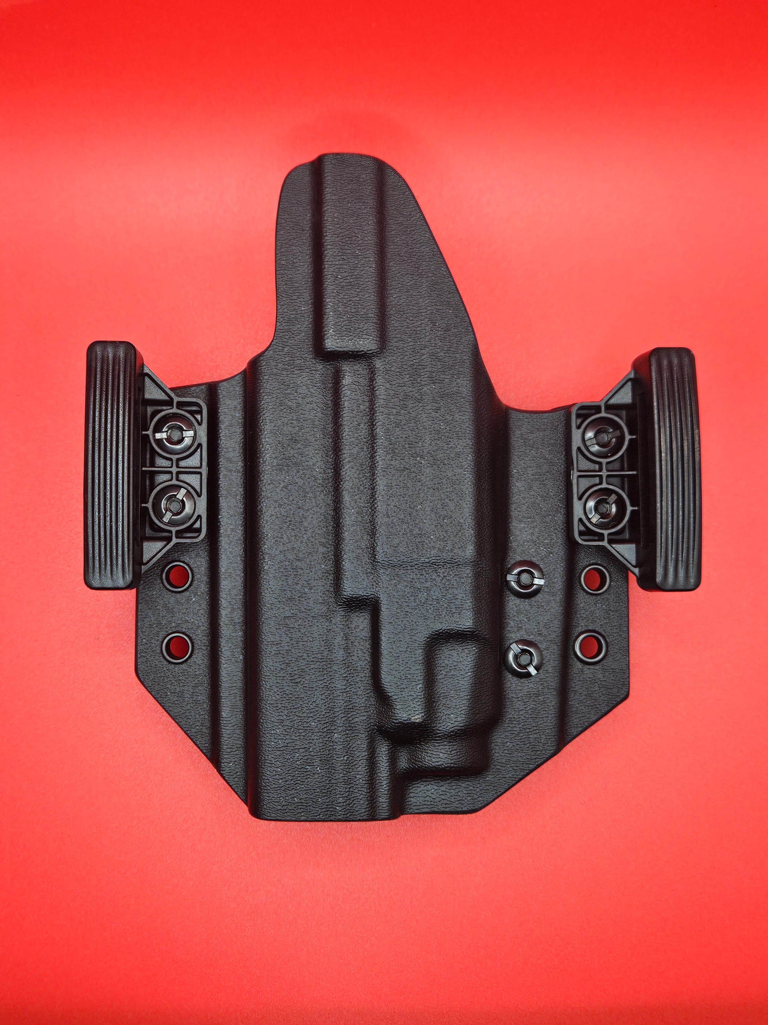 OWB (PANCAKE STYLE) LIGHT BEARING HOLSTER w/ NO WING LOOPS - Image 2